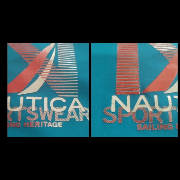Nautica Sports Wear Sailing Heriatage Rash Guard Swim Surf Shirt Back Size XL - Picture 13 of 13